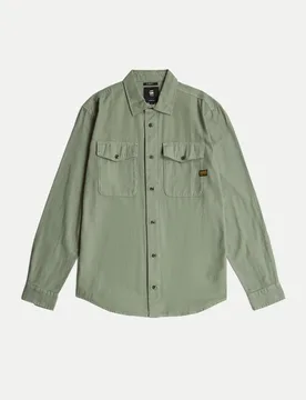 G-STAR RAW Overshirt Marine Grün L - G-Star RAW - FashionsVida