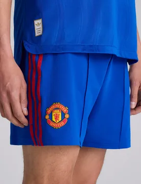 Manchester United 26/27 Away Authentic Shorts Blue S - Adidas - FashionsVida