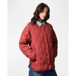 Chaqueta de mujer acolchada con botones