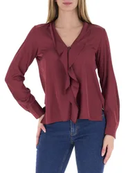 Blusa scollo a V BORDEAUX 46