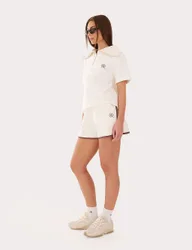 Pure Cotton Collared Top White female