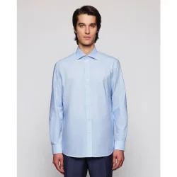 Camisa vertir de hombre raya horizontal manga larga