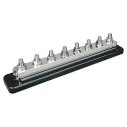 A+8p Cover Bus Bar Black / Silver One Size unisex