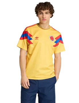 Colombia Herren Trikots/Replikate - Gelb - Größe XL - Poly Mesh Yellow XL - Adidas - FashionsVida