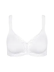 Sujetador sin aros MODERN LACE COTTON white blanco 90C