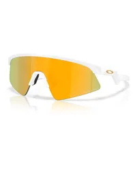 Lunettes de soleil - Resistor Sweep Matte White/Prizm 24K - Blanc