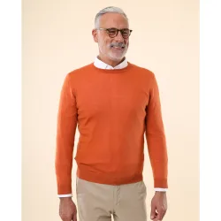 Jersey de hombre 100% cashmere en oscuro