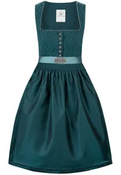 Dirndl Cora (petrol, Gr. 44) von Heimatgwand für Damen, 75% Polyester, 25% Baumwolle