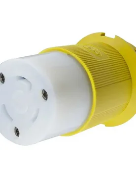 Connector Body 30a 125v Yellow One Size unisex - Hubbell - FashionsVida