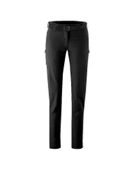 Pantaloni da trekking da donna Lana Slim nero 40 (lungo)