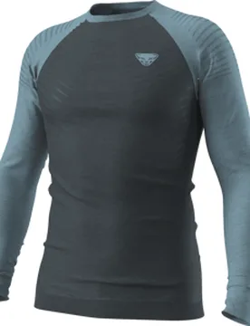 Tour Light Longsleeve Merino-Laufshirt Herren Smoke Blue L - Dynafit - FashionsVida