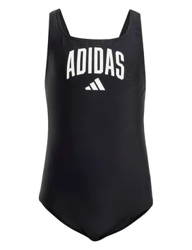 Collegiate V-back Swimsuit Black / White 4-5 Years Girls - Adidas - FashionsVida