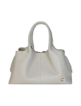 Ledertasche - Henkeltasche NELL creme Damen - Coccinelle - FashionsVida