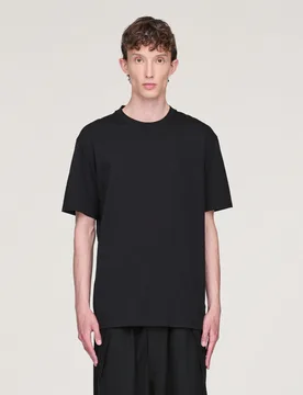 Y-3 REGULAR SHORT SLEEVE TEE M Black - Adidas - FashionsVida