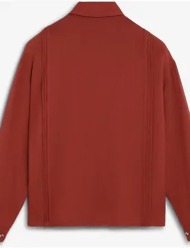 Camisa de mujer con pliegues y apliques decorativos - Scalpers - FashionsVida
