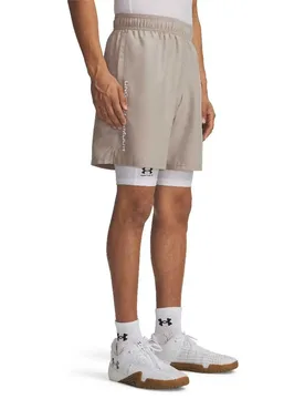 Short Tech Woven Wordmark Brown S - Under armour - FashionsVida