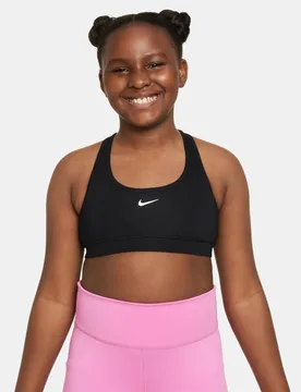 BH, Mädchen Swoosh - Noir - female - Size: S+ - Nike - FashionsVida