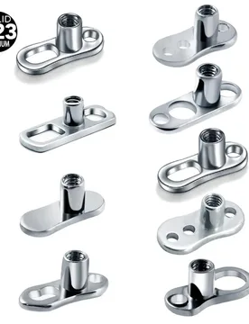 Pcs/lot G23 Titanium Micro Dermal Piercings Set Dermal Anchor Base Skinner Diver Dermal Base Sexy Body Piercings Jewelry 14G - Aliexpress - FashionsVida