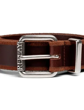 Cintura Am00bf.000.a723p Dark Brown 100 cm - Replay - FashionsVida