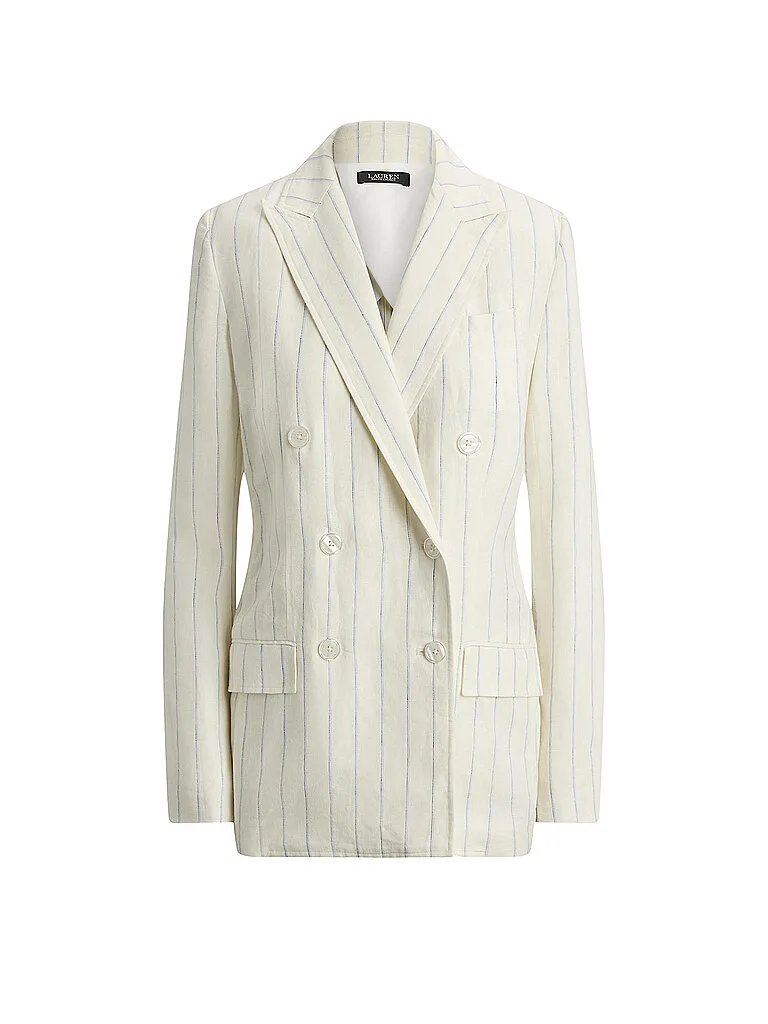 Blazer de lino blanco 34 - Ralph Lauren - FashionsVida