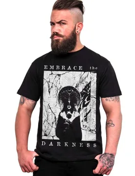 Gothic T-Shirt - Embrace Darkness Man's T-Shirt - L bis 3XL - für Männer - Größe L - schwarz - Männer - male - Alchemy England - FashionsVida