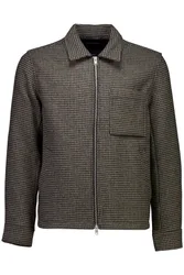 XXL Houndstooth overshirt male