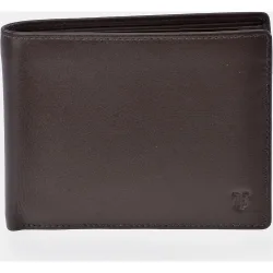Cartera de piel en con monedero