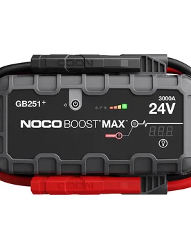 Boost Max Jump Starter 3000a 24v Black / Red One Size unisex - NOCO - FashionsVida