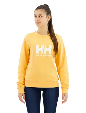Logo Crew 2.0 Sweatshirt Miami Peach S Women - Helly Hansen - FashionsVida
