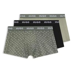 Hugo Boxers Design 10267989 Trunk Red 3 Unités Open Miscellaneous S