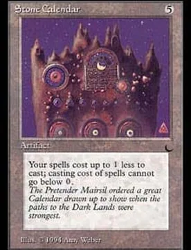 Stone Calendar The Dark - Magic: The Gathering - FashionsVida