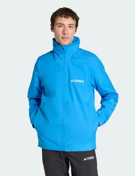 Giacca impermeabile Multi Essentials 2L L Ray Blue - Adidas - FashionsVida
