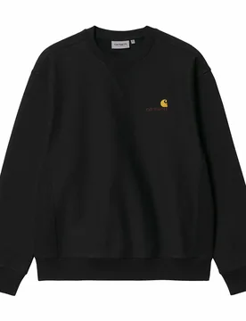 American Script Sweat Black XL Herren - Carhartt WIP - FashionsVida