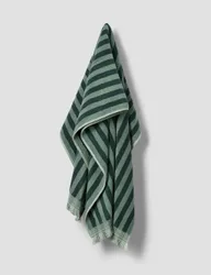 Pure Cotton Striped Towel Teal Mix