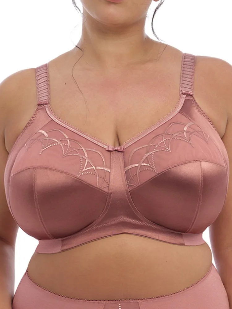 Womens Cate Non Wired Bra - Pink Polyamide - Size 46b - Elomi - FashionsVida
