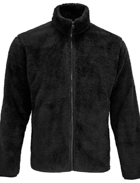 Unisex Adult Finch Fluffy Jacket (Black) - Size X-Large - SOLS - FashionsVida