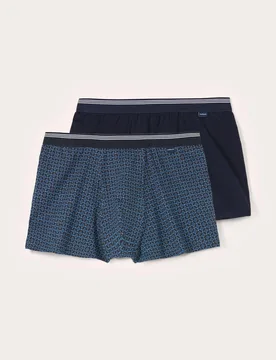 Pants Dessin Duo 2er-Pack, #normale Größen, Farbe Blau, 6(L), Herren - Walbusch - FashionsVida