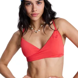 Top de Bikini de mujer Solid Essentials