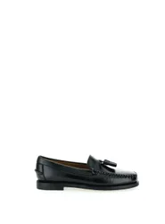 Mocassini in pelle NERO 6.5
