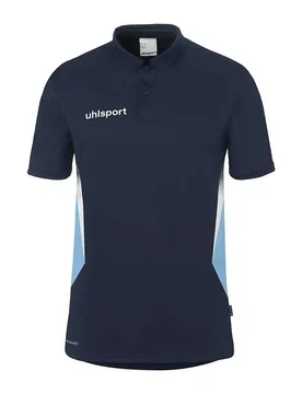 Polo à Manches Courtes Equipe 29 Navy / Sky Blue / White 10-11 Années Garçon,Fille - Uhlsport - FashionsVida