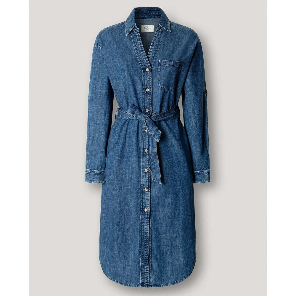 Vestido corto de mujer denim fit regular - Pepe Jeans - FashionsVida