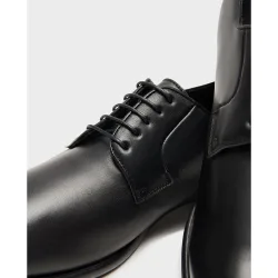 Zapatos de cordones de hombre de piel ancho especial