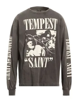Camiseta Hombre Carbón L Hombre - Saint Michael - FashionsVida