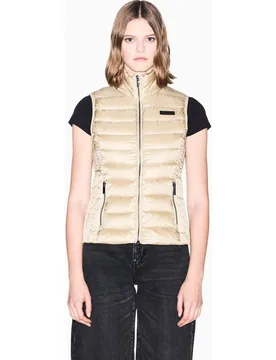 Chaleco de mujer guateado en pluma real - Armani Exchange - FashionsVida