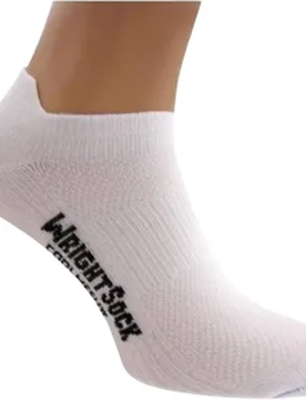 Coolmesh LL Low Tab Laufsocken Unisex White M - Wrightsock - FashionsVida