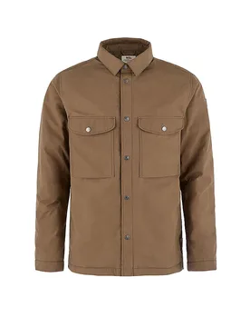 Chaqueta de invierno para hombre Oevik Down Knöpfe G-1000 marrón XL - Fjällräven - FashionsVida