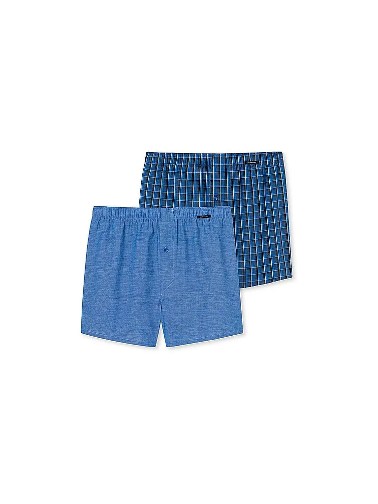 Boxershorts 2er Pkg royal blau S - Schiesser - FashionsVida