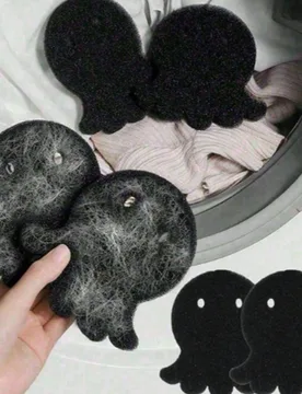 Esponja de limpieza reutilizable para mascotas, adecuada para la ropa, herramienta de limpieza eficaz, absorbe el pelo y los residuos, fácil de limpi - Shein - FashionsVida