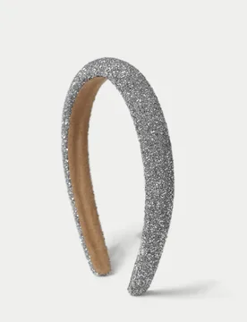 Silver Sparkle Aliceband Silver Female - M&S - FashionsVida