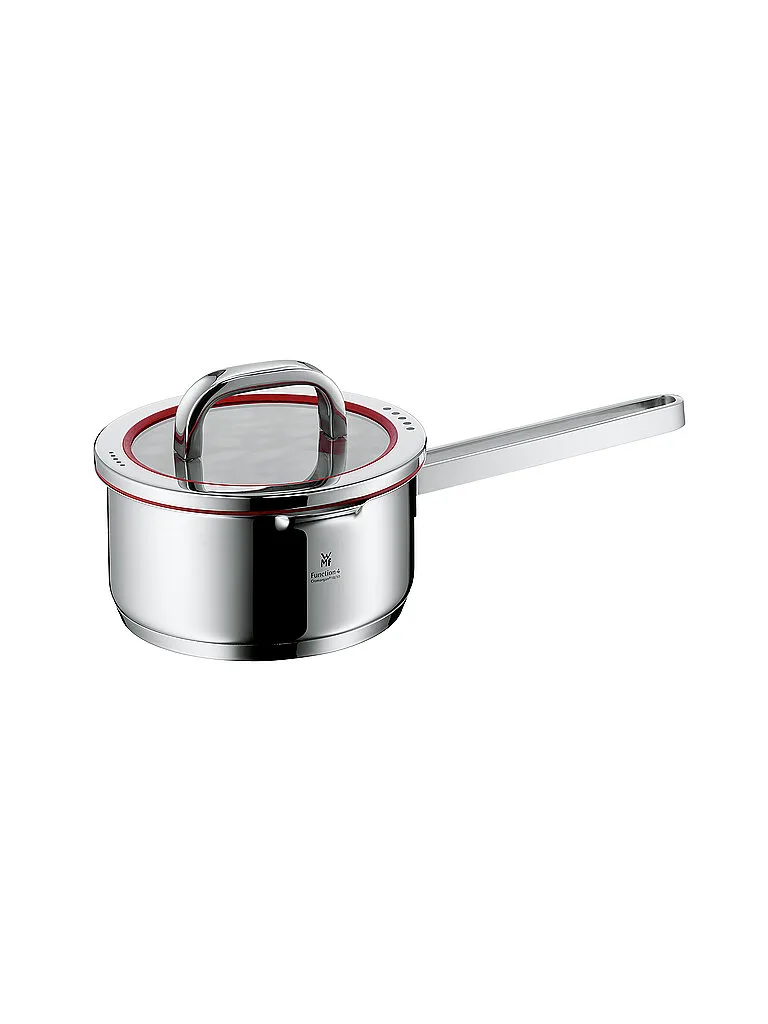 Cacerola con mango y tapa de 16 cm Function 4 Cromargan plata - WMF - FashionsVida